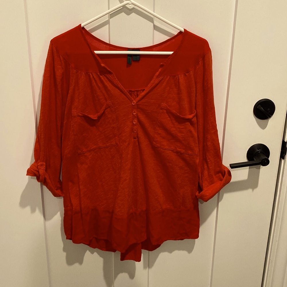 Left of Center - mixed media - tunic small